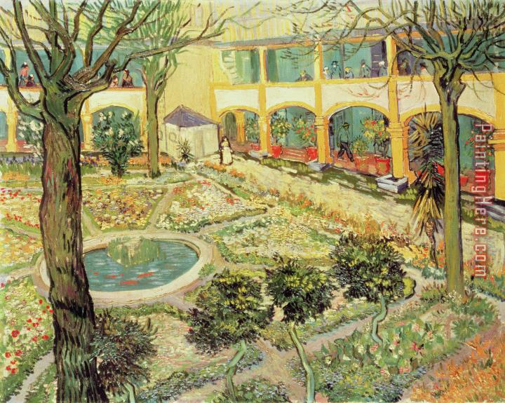 Vincent van Gogh The Asylum Garden at Arles